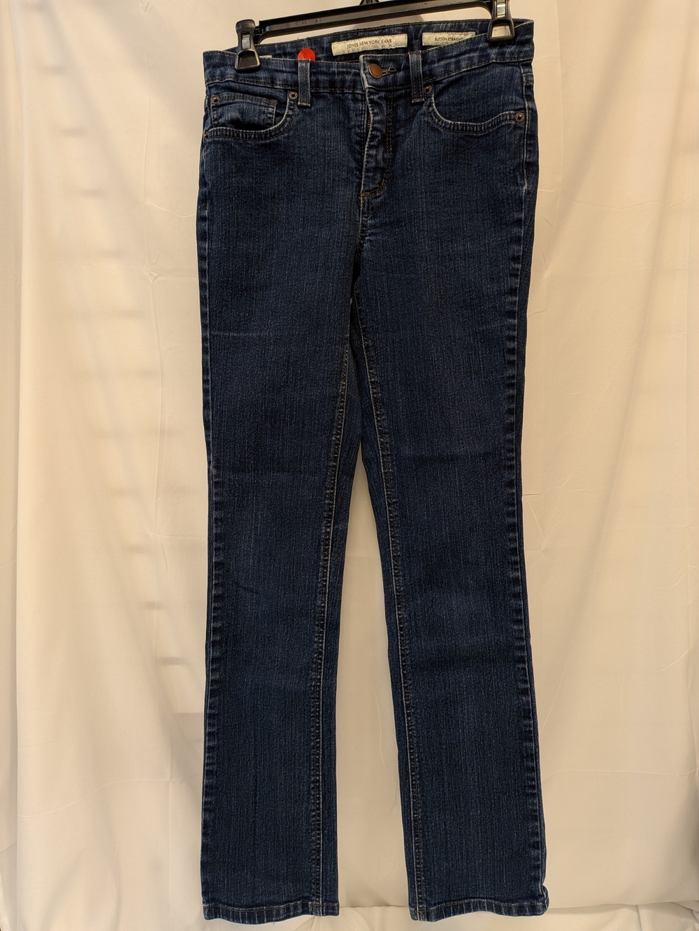 Jones New York Dark Blue Boot-Cut Jeans
